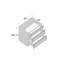 Armoire inférieure à 3 tiroirs DL Cabinetry (prête à assembler) de style Shaker l 33 po x H 34,5 po x P 24 po - gris tourterelle-124950283-123598798