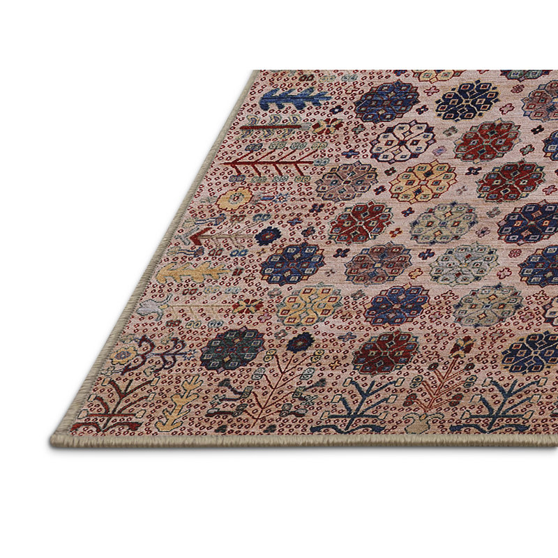Floral Indoor Rug, Rectangle 8' x 12'