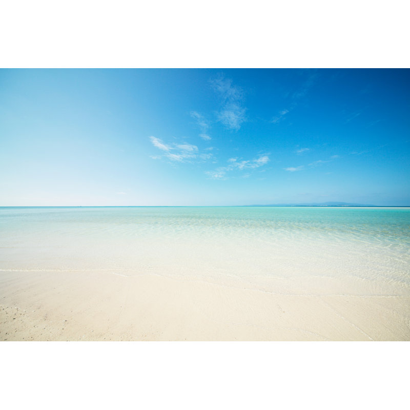 Clean Beach - Wrapped Canvas Print, 30cm H x 46cm W