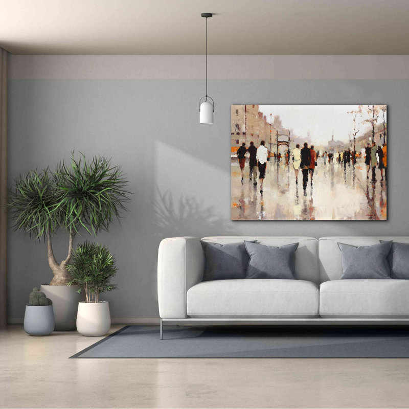 «Lone Lilly» par Lorraine Christie, estampe numérique sur toile, H 40 po x l 54 po x P 1,5 po