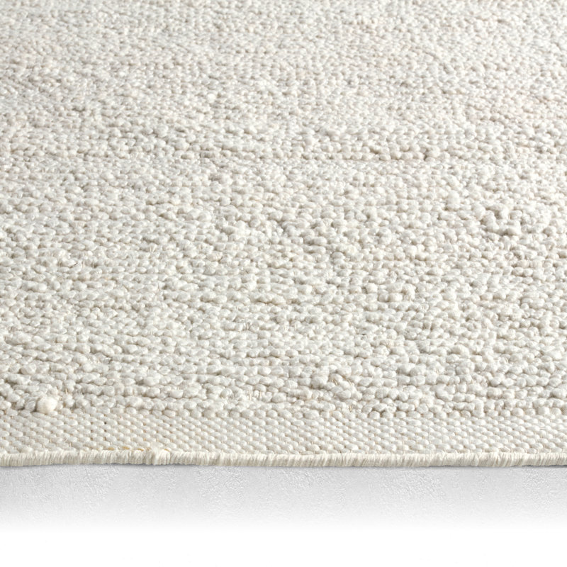 Jaipur Living Ore Handwoven Solid White Area Rug (2'x3'), Rectangle 9'6" x 13'6"