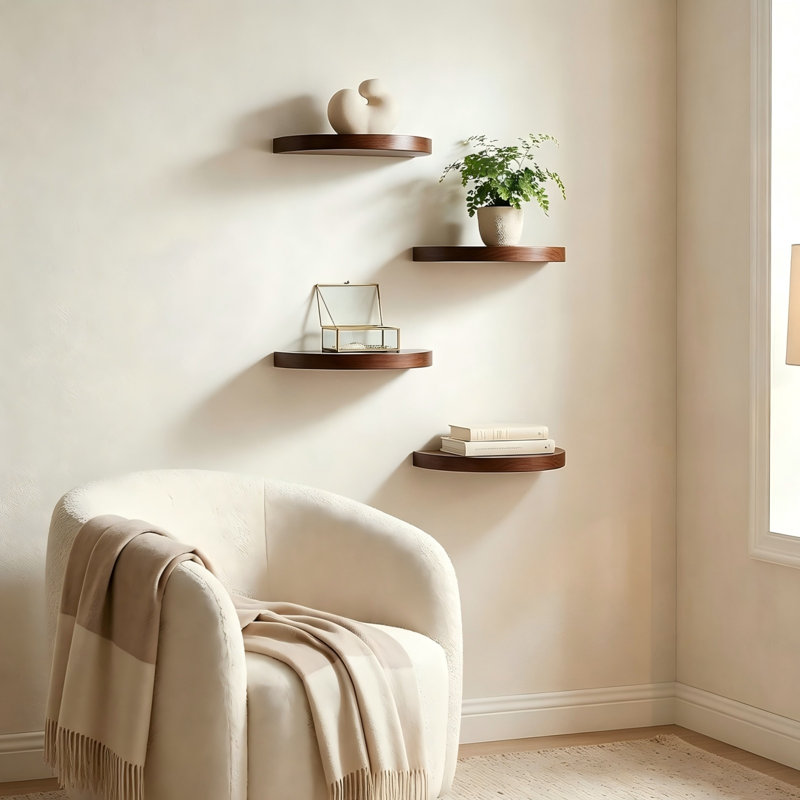 Wood Corner Shelf
