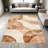 1PC Warm Neutral Boho Geometric Arch Pattern area rugs for Living Room, Soft and Comfortable, Suitable for all seasons, easy-to-maintain, machine washable Indoor floor mat, Under Table Farmhouse suitable for dining area, bedroom, entryway, kitchen,-129466947