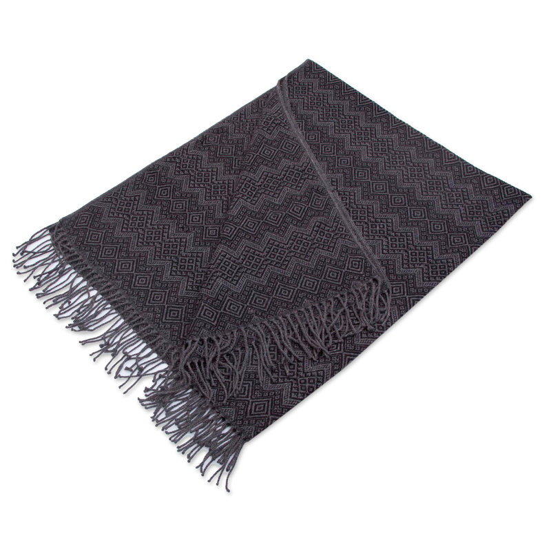 Diamond Hand Woven Throw Blanket