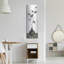 Art mural luxueux en métal «Zen Panel 4 On White» par Silvia Vassileva, 16 po x 48 po-1411092289