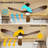 Bhradain 59.8'' Ceiling Fan with LED Lights