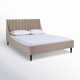 Helaina Upholstered Wingback Bed
