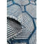 Preston Wool Geometric Area Rug in Ivory/Blue-1850335004