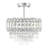 Everby 3-Light Empire Crystal Flush Mount Chandelier-641574043