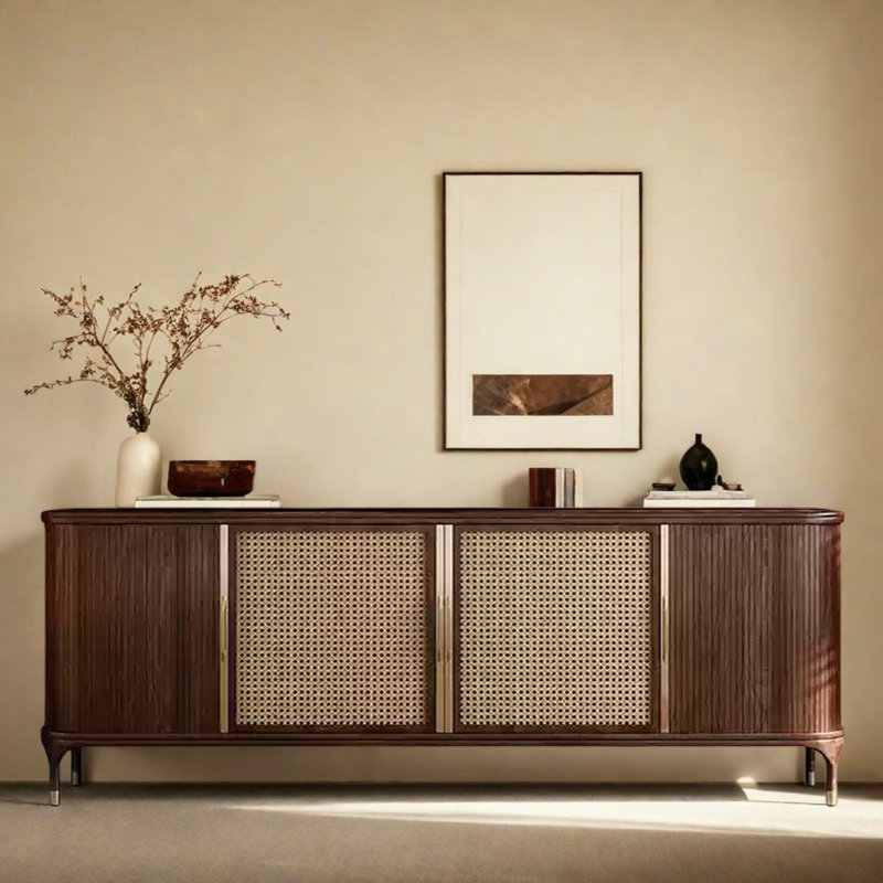 Buffet grande capacité, Noyer, 31.5" H x 70.87" W x 16.93" D