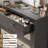 Sideboard Buffet Cabinet With 4 Drawers-1378351160