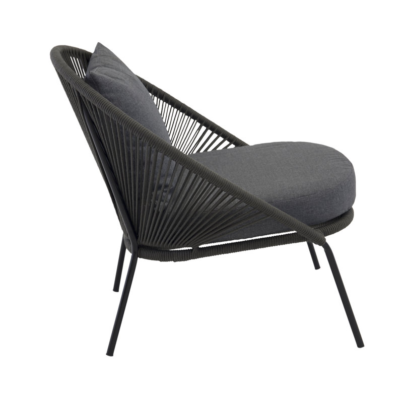 Nealy Patio Dining Armchair with Cushion