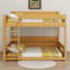 Lit superposé grand sur grand avec tablettes de rangement et ports USB-45219742