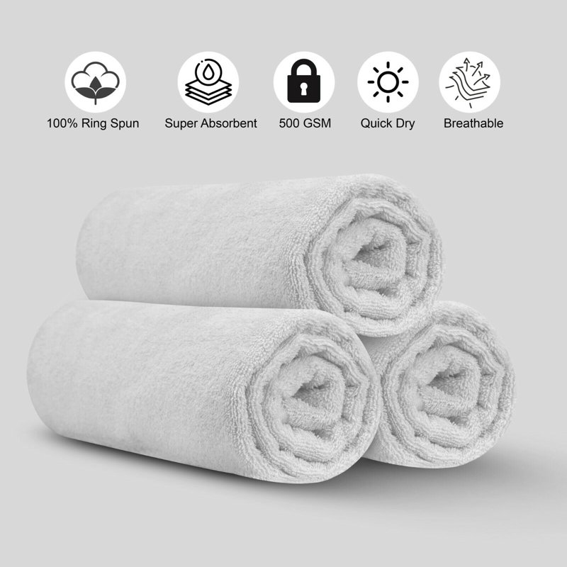 Fiorindo Jumbo Bath Sheet, White