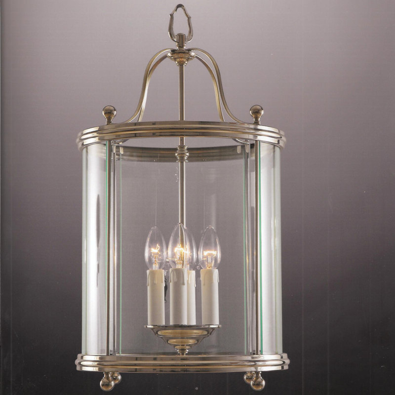 Hazelle 4 - Light Lantern Pendant, French Gold
