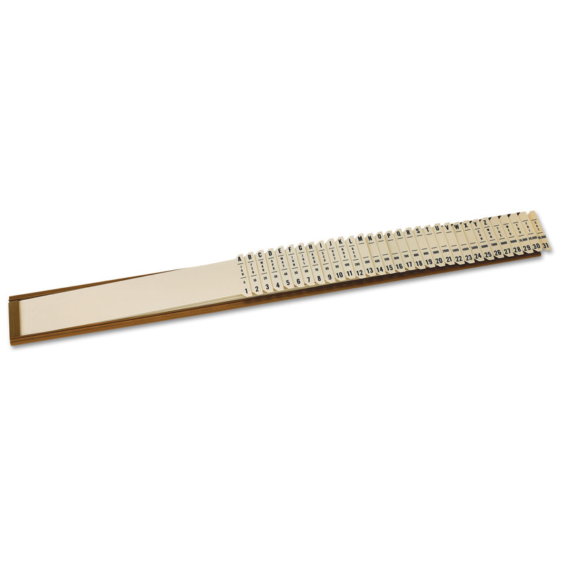 Pendaflex Beige Plastic 31-Compartment Indexed Sorter