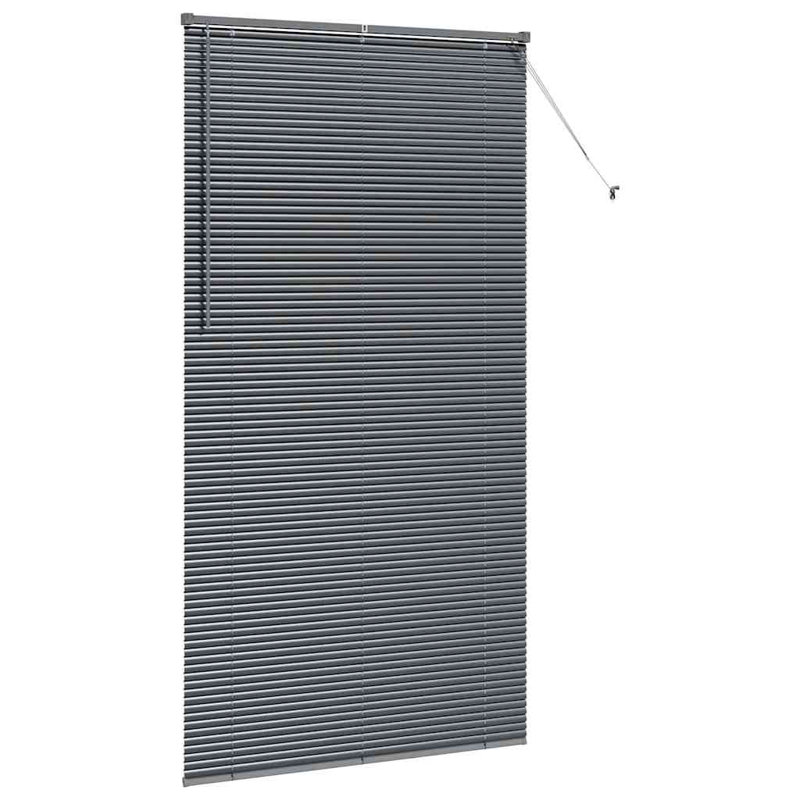 Horizontal/Venetian blind, Dark Gray, 220cm L x 110cm W
