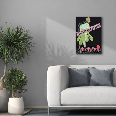  'Stop Looking' by Bebe Keith Canvas Wall Art, 18" x 26"