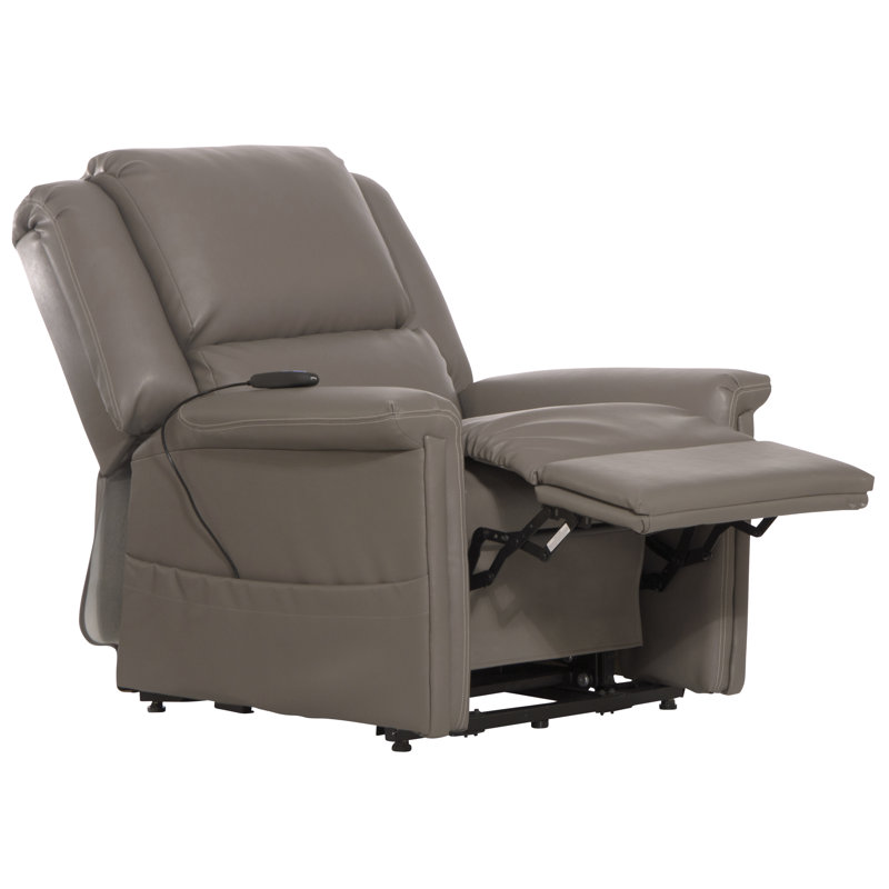 Fauteuil inclinable électrique en polyuréthane désinfectable Huggard, 100% polyester gris