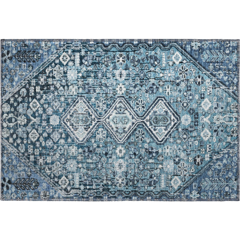 Premium Machine Washable Mayfield AMF1834 Aztec Rug, Rectangle 1'8" x 2'6"