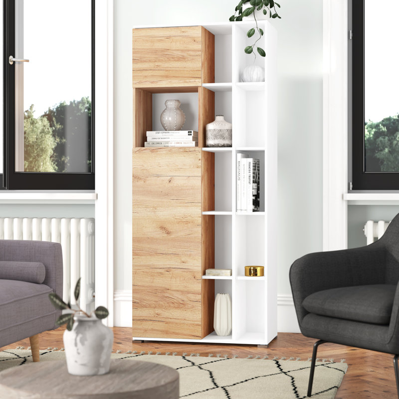 Kiesel 196.1cm H x 85cm W Standard Bookcase