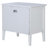 Coden 1-Drawer Nightstand Bedside Table White