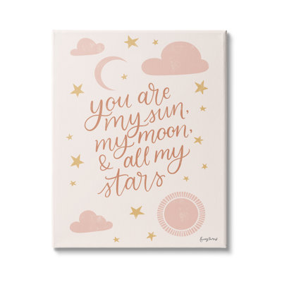 My Sun Moon and Stars Children's Sky Art