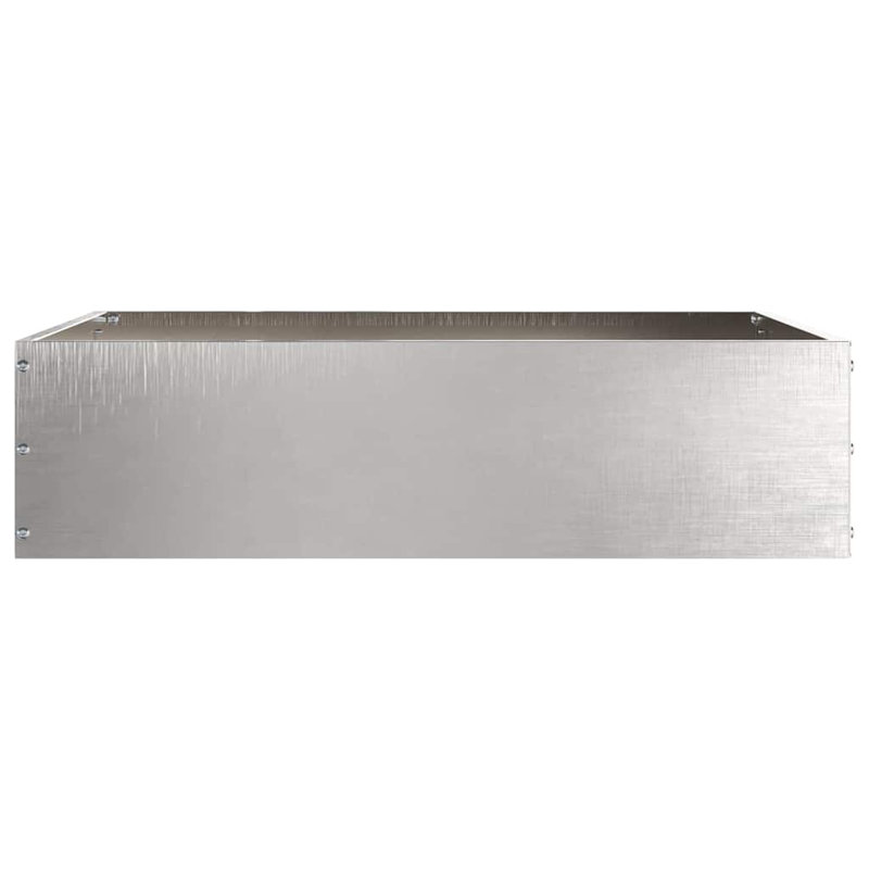 13 cm H Stainless Steel, 13cm H x 50cm W