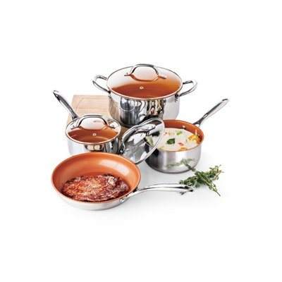 7 - Piece Non-Stick Ceramic Cookware Set