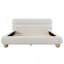 Lit tapissier contemporain Curve-Shaped Design