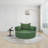 Modern Minimalist 360 Degree Swivel Chenille Fabric Upholstered Accent Barrel Chair-597714564