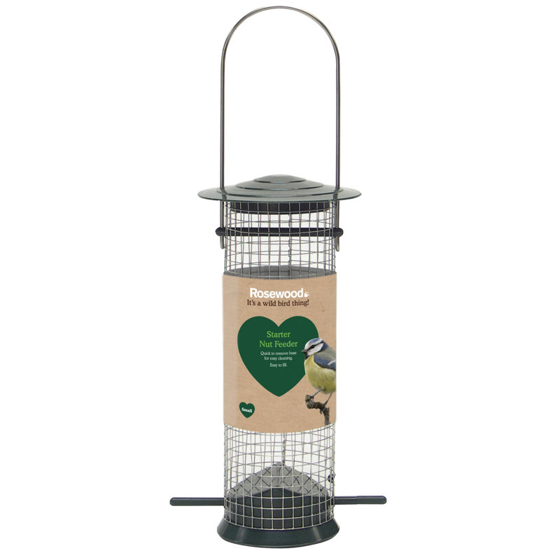 Lucca Metal Hanging Tube Bird Feeder