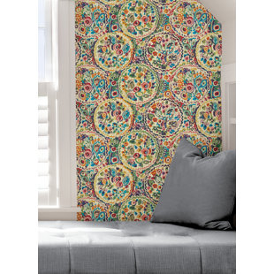 Camille Peel & Stick Floral Roll