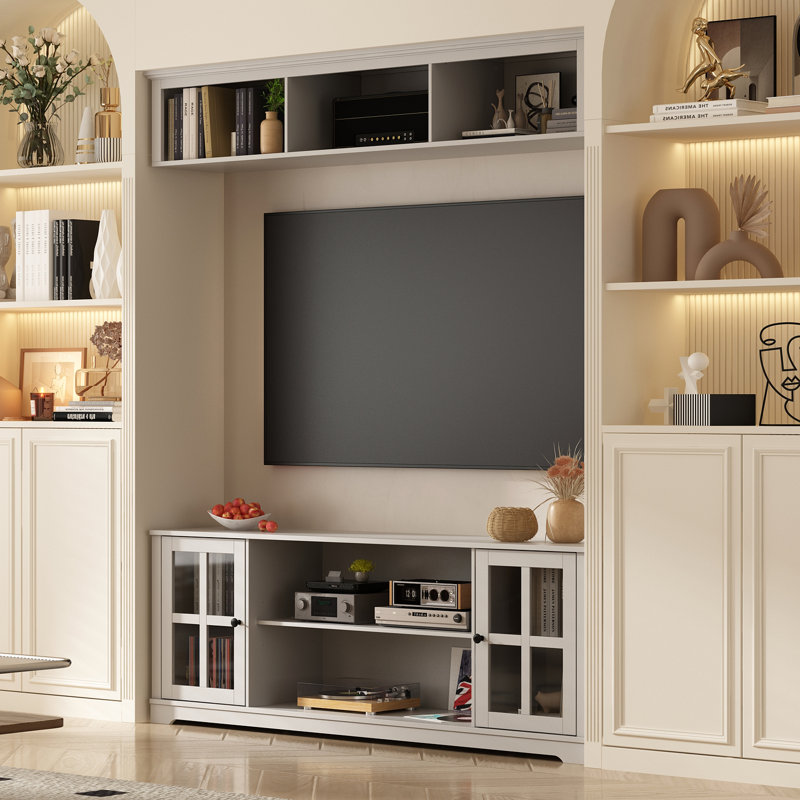 Maylani TV Stand for TVs up to 65", Gray