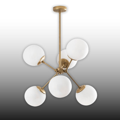 Lustre luxueux 6 lumières