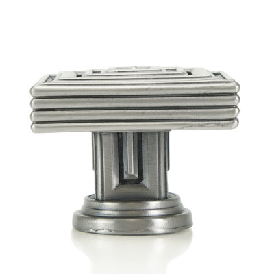 INNSBRUCK SQUARE KNOB ANTIQUE NICKEL FINISH