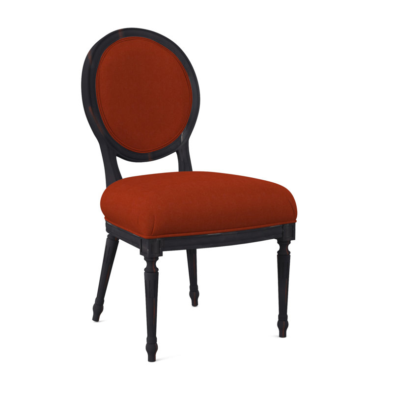 Dauphin Dining Chair, Vintage Ebony, Filigree Ivory