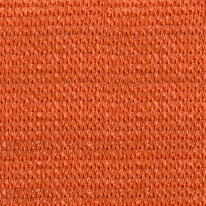  Sunshade Sail 160 G/M² Triangular Orange 5X7x7 M HDPE