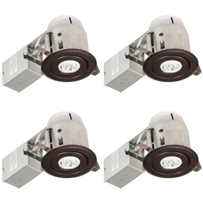 Lutjens 3.25'' IC Rated Recessed Lighting Housing