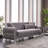 Royal Lux Velvet Convertible Sofa Bed – Elegant Tufted Design With Metal Accents, Modern Sleeper Couch With Hidden Storage-1092041098-1092041099