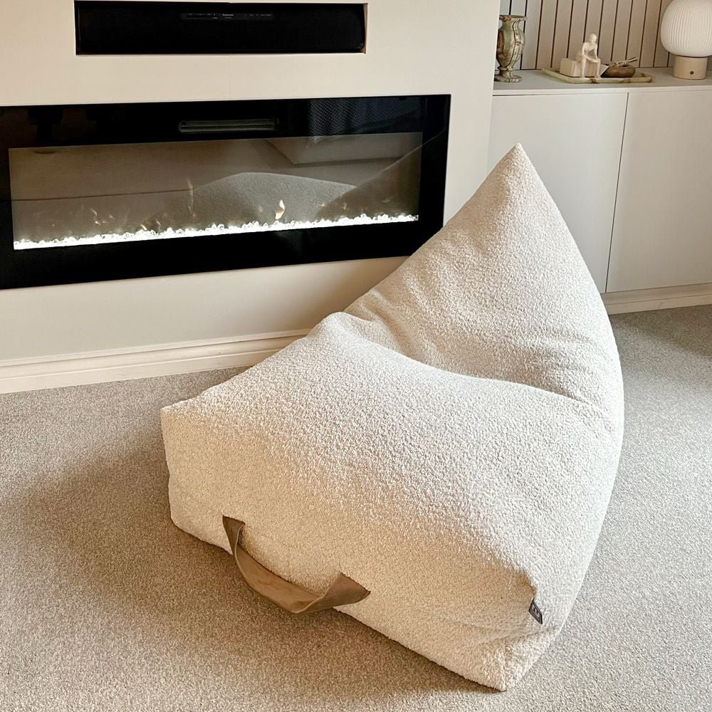 rucomfy Beanbags Snug Humbug Bean Bag Chair with Filling - Home Furniture Recliner Chair or Lounger - Soft Durable Fabric - Machine Washable - 120 x 8
