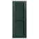 Straight Top Open Louvre Shutters Pair