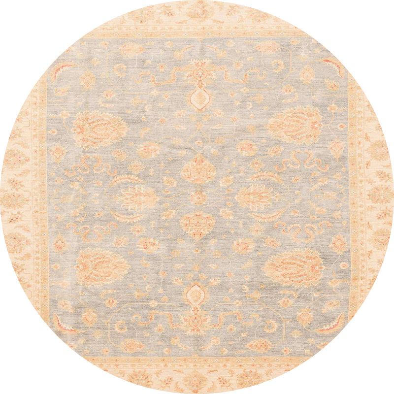 Abdur-Rafeh Abstract Indoor Rug, Round 4'