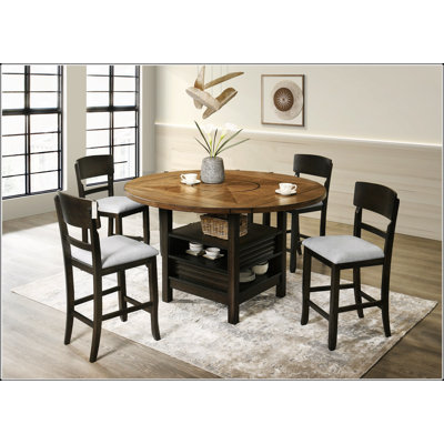 Chaise de salle à manger rembourrée 2pc
