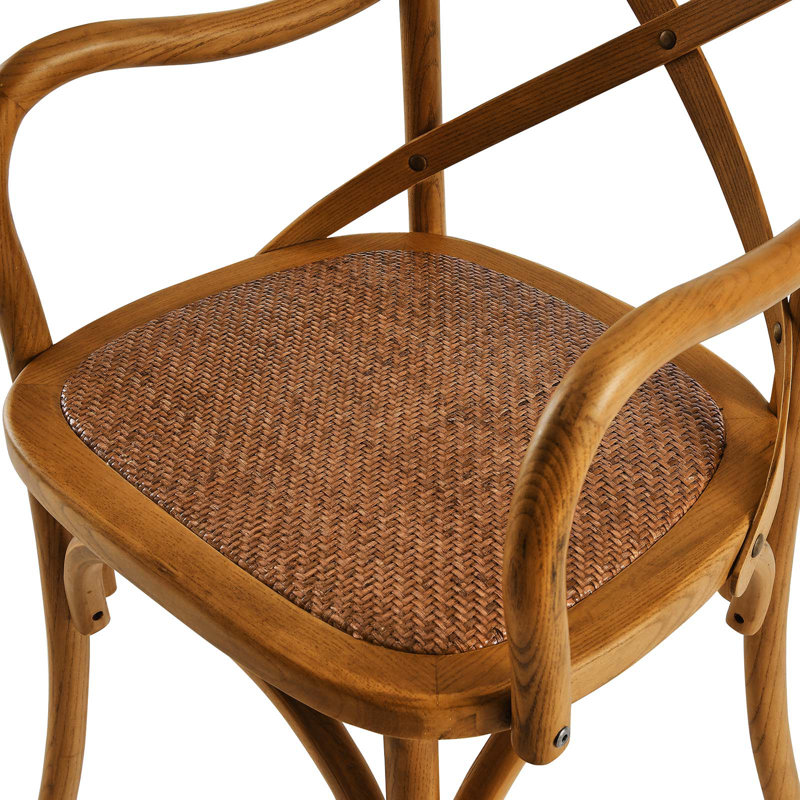 Ensemble de 4 fauteuils de salle à manger The Barn Wild Hen, Noyer