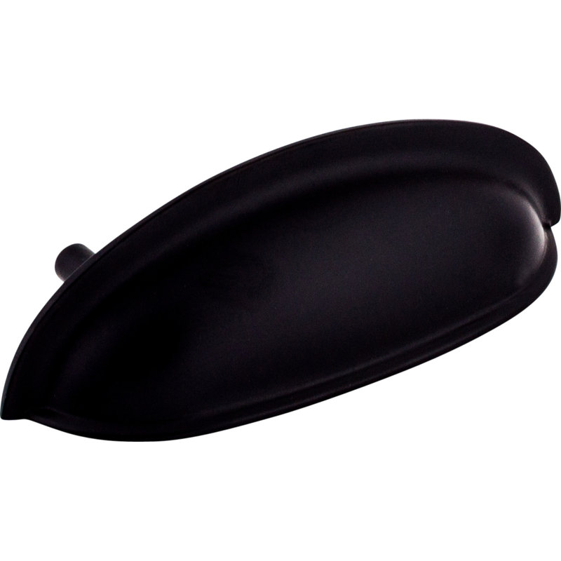 Somerset 3" Center to Center Cup/Bin pull, Black