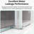 56 - 60*76 Inch Double Sliding Soft Close Shower Door, 8mm Thick Glass, Easy Cleaning Coating In Brushed Gold, Bathroom Essential Item, Corrosion Door Inch, Feature Option, Lightweight And Strong