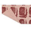 Wool Geometric Area Rug in Red/Pink-74187200