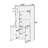 Multi-Functional Pantry Buffet with Foldable Workstation & Power Outlet-127166133
