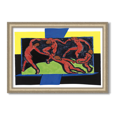 The Dance (La Danse), 1910-Henri Matisse-Custom Framed Canvas